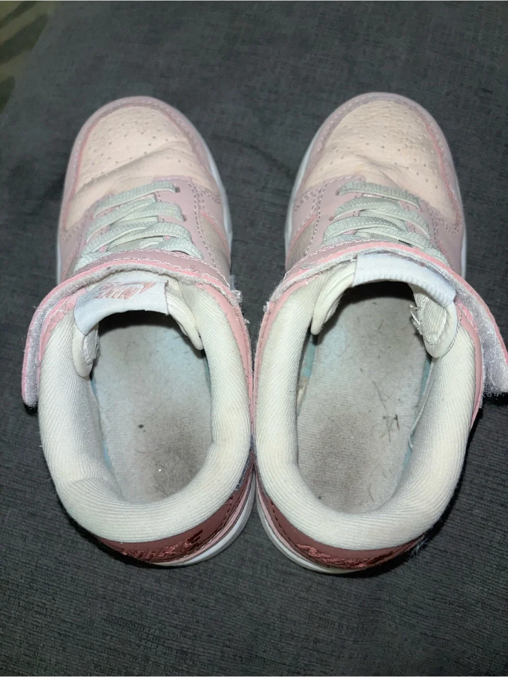 Nike Kids' Low-Top Sneakers in Light Pink and Brown 12.5